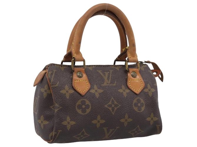 Louis Vuitton Speedy Mini HL Monogram Canvas Marrone