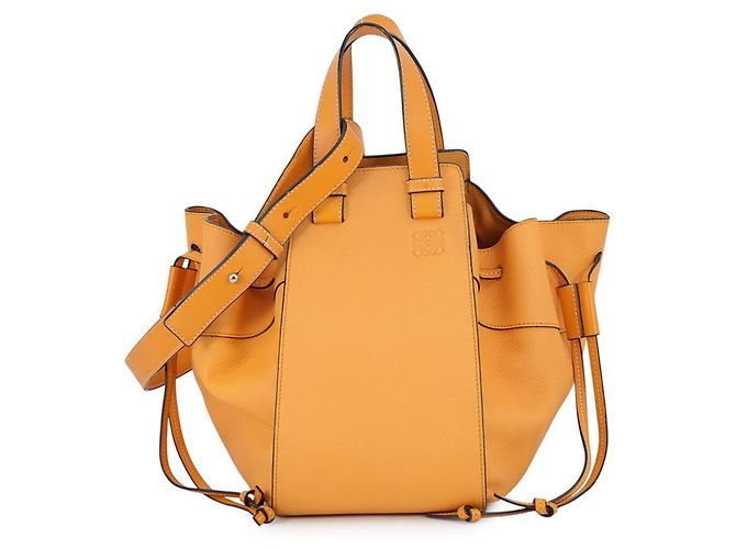 Borsa Loewe Hammock con coulisse Medium Arancione