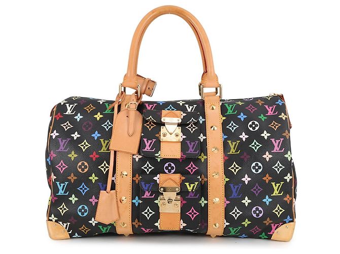 Louis Vuitton Boston Bag Monogram Multicolore Black