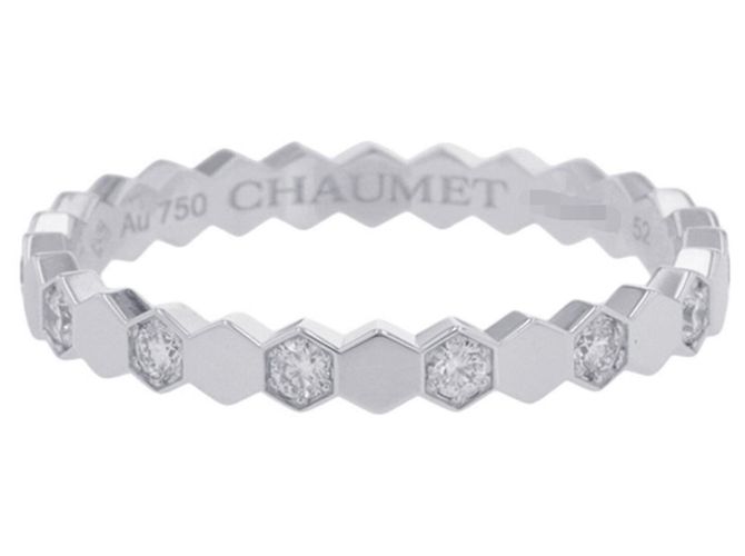 Anel Chaumet Bee de em ouro branco 18K