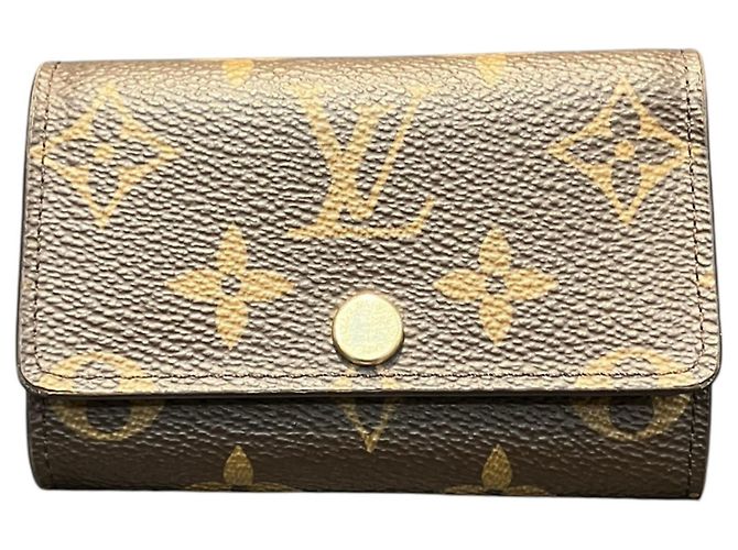 Louis Vuitton Multicles 6 Key Case Brown