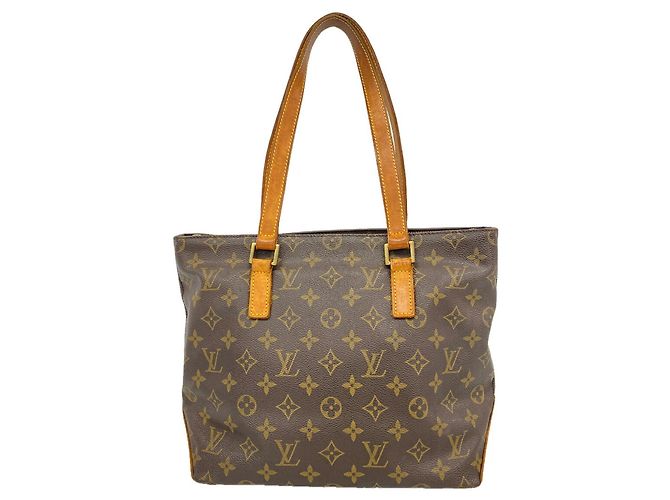 Louis Vuitton Monogram Cabas Piano Tote Bag Braun