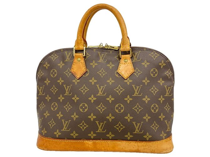 Borsa a mano Louis Vuitton Alma Monogram M51130 Marrone