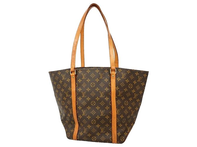 Louis Vuitton Monogram Sac Tote Bag M51108 Marron