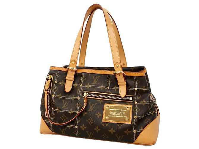Sac cabas Louis Vuitton Monogram Rivet Marron