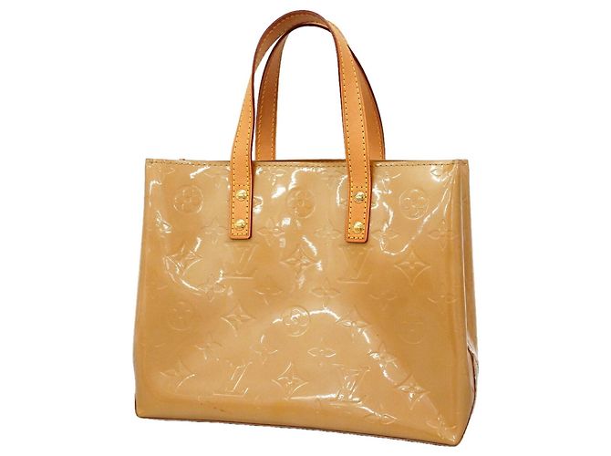 Sac à main Louis Vuitton Vernis Lead PM Noisette