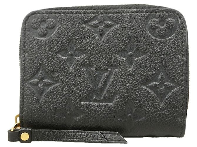 Portamonete Zippy Monogram Empreinte Louis Vuitton Nero