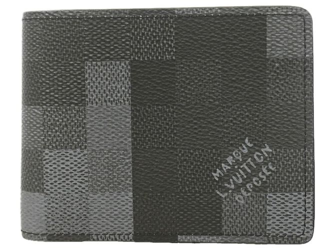 Louis Vuitton Damouflage Portefeuille Slender Wallet Nero