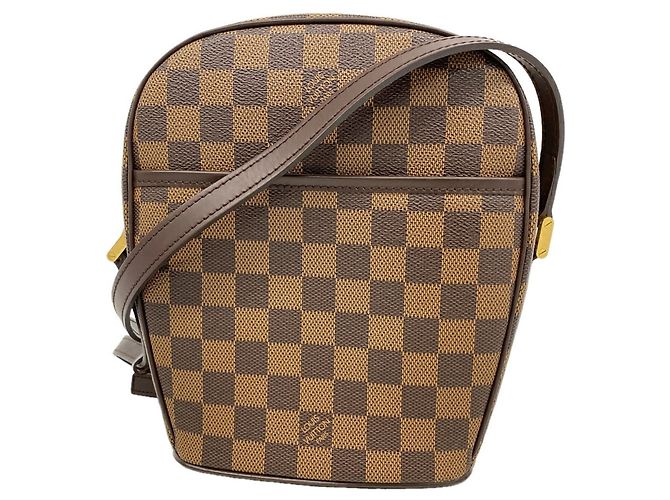 Sac à épaule Louis Vuitton Damier Ipanema PM Damier ebène