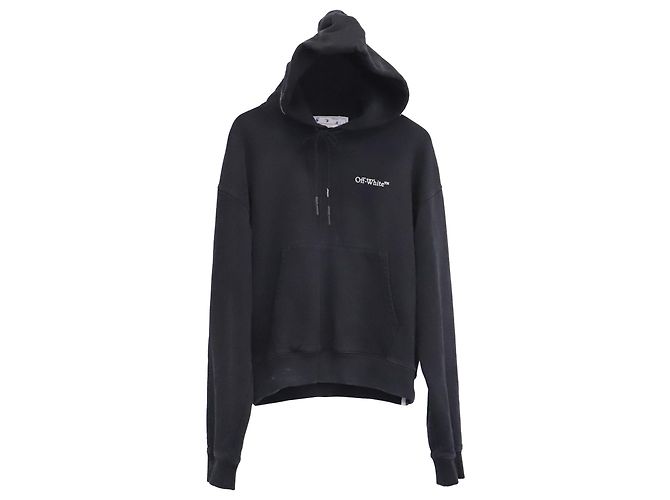 Off White Sudadera con capucha Off-White Caravaggio Crowning Over en algodón negro