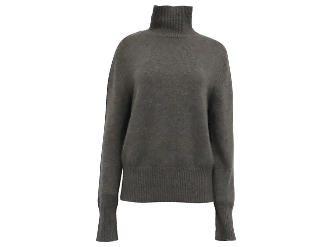 Autre Marque Renggli Rollkragenpullover aus grauem Kaschmir