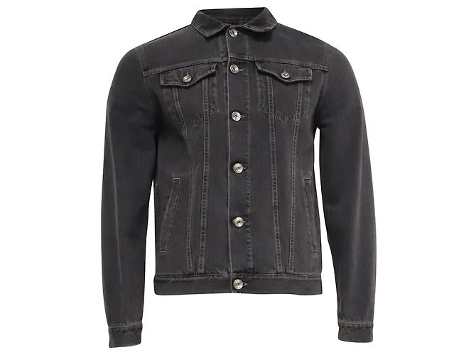 Chaqueta vaquera Brunello Cucinelli en algodón gris