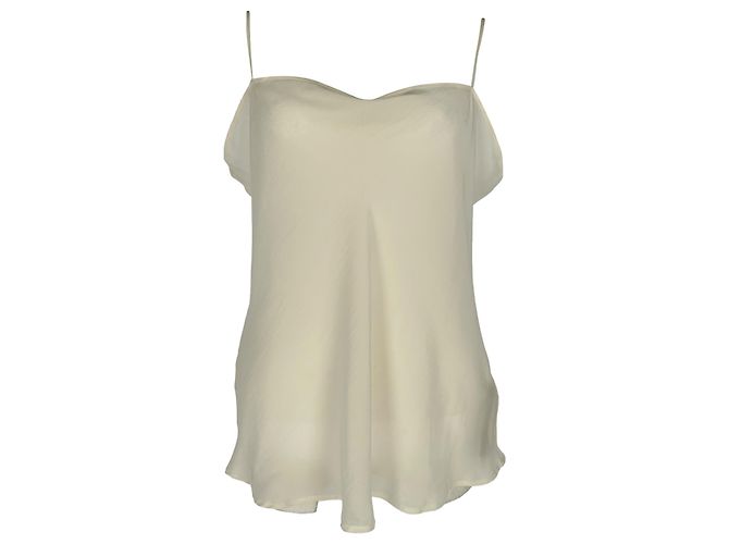 Top camisola Burberry em rayon branco Cru