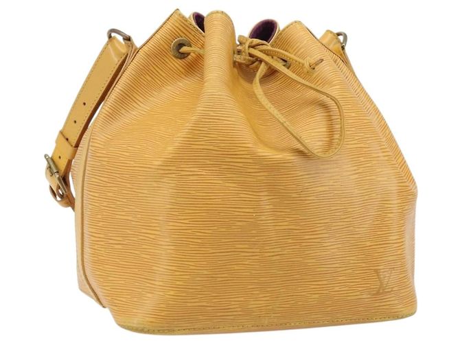 Louis Vuitton Petit Noe Epi Leather Medium Jaune