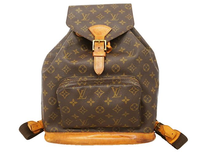 Sac à dos Louis Vuitton Monogram Montsouris GM Marron