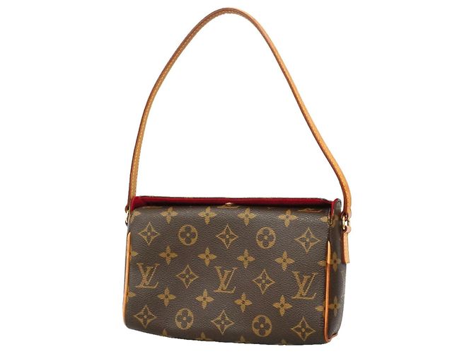 Borsa Louis Vuitton Monogram Recital M51900 Marrone