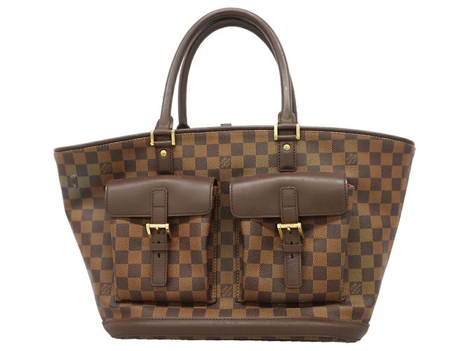 Sac Cabas Louis Vuitton Damier Manosque GM Damier ebène
