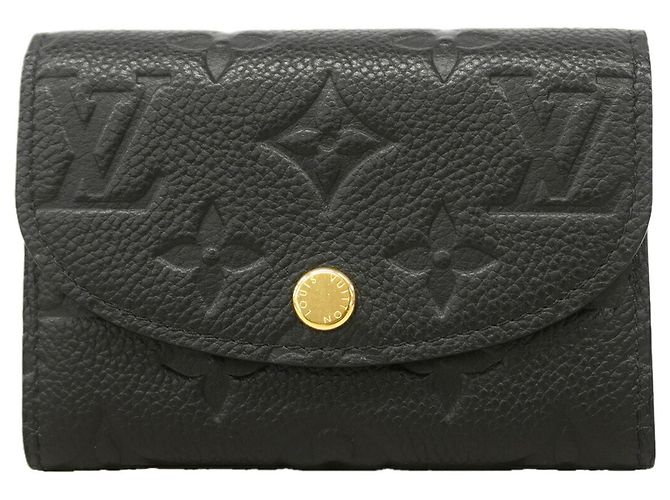 Louis Vuitton Monogram Empreinte Coin Case Negro