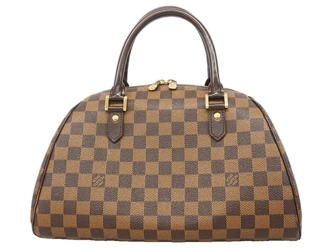 Bolso de mano Louis Vuitton Damier Rivera MM Damier ebene