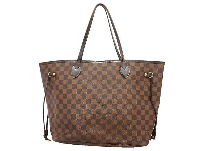 Saco Tote Louis Vuitton Damier Neverfull MM Damier ebene