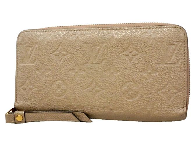 Louis Vuitton Monogram Empreinte Zippy Wallet Grau