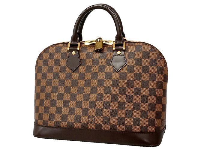 Louis Vuitton Damier Alma Handtasche Damier ebene