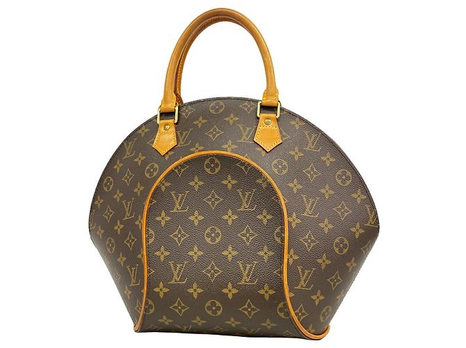 Borsa Louis Vuitton Monogram Ellipse MM Marrone
