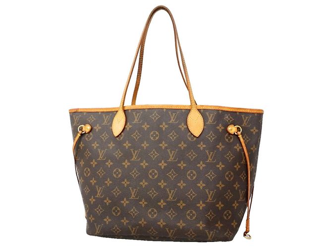 Bolso Tote Louis Vuitton Monogram Neverfull MM Castaño