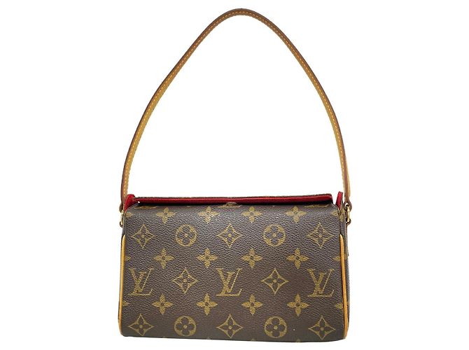 Sac à main Louis Vuitton Monogram Recital Marron