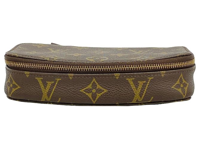 Louis Vuitton Monogram Pochette Montecarlo Case Marrom