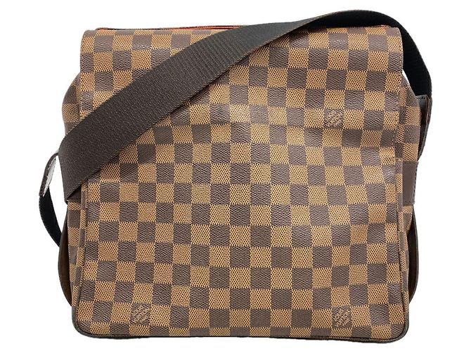 Bolso de hombro Louis Vuitton Damier Naviglio Damier ebene