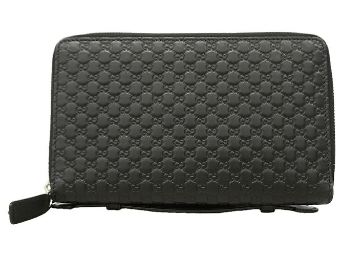 Cartera larga Gucci Microguccissima Negro