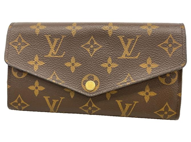 Louis Vuitton Monogram Portefeuille Sarah Long Wallet Pink