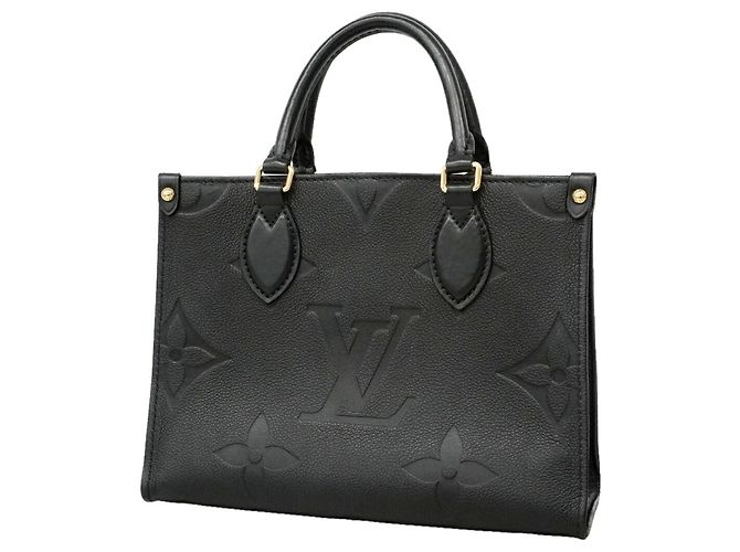 Borsa Louis Vuitton Monogram Empreinte OnTheGo PM Nero