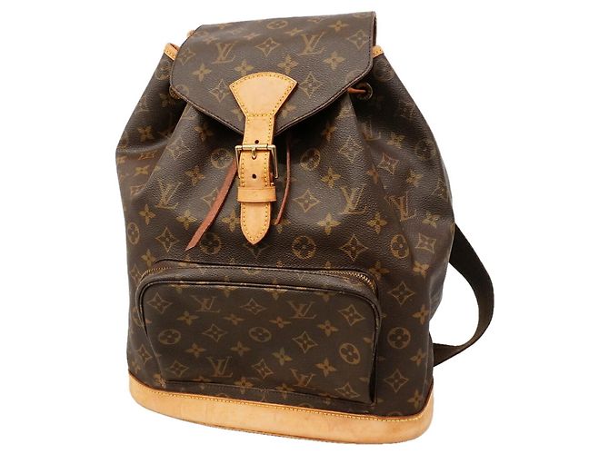 Zaino Louis Vuitton Monogram Montsouris GM Marrone