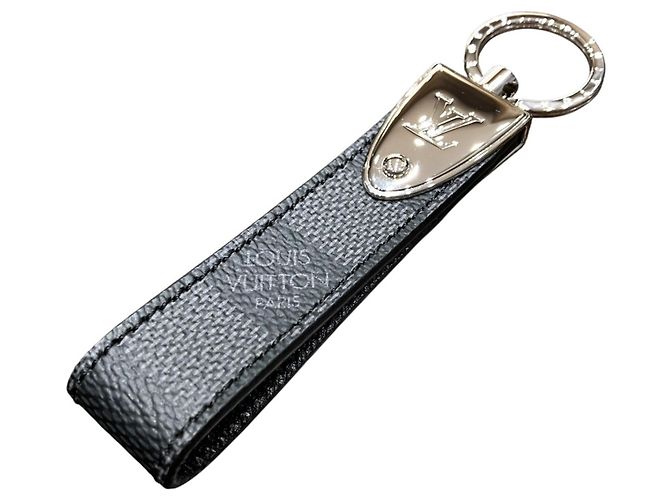 Louis Vuitton Damier Graphite Keyring Black