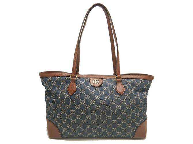Sac cabas Gucci Ophidia Marron Bleu