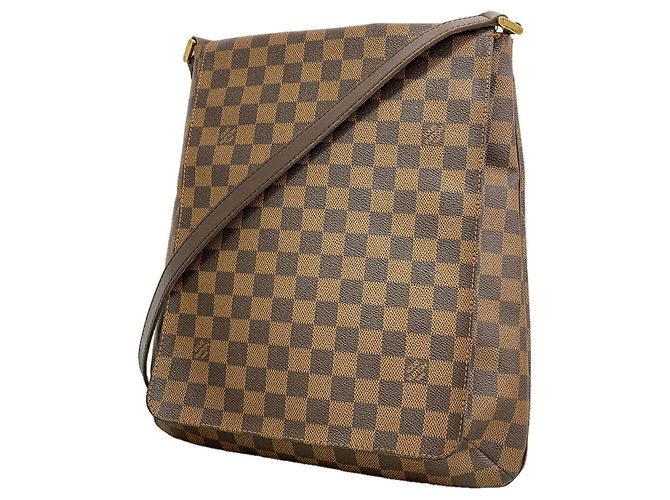 Borsa a tracolla Louis Vuitton Damier Musette Damier ebene
