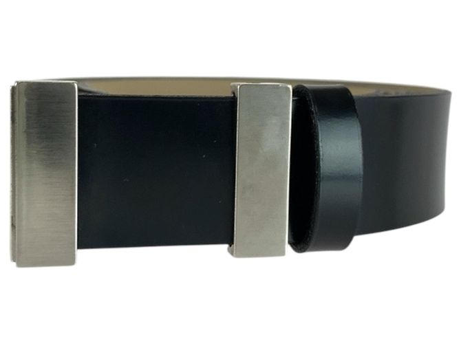 Alfred Dunhill Cintura Dunhill in pelle nera Nero