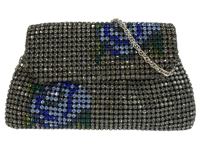 Bolsa de Ombro e Bolsa de Mão Bally Rose com Lantejoulas e Corrente