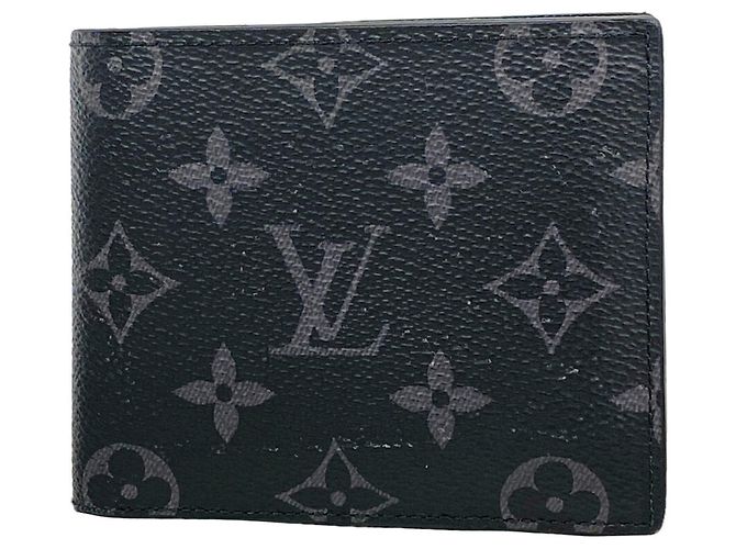 Louis Vuitton Monogram Eclipse Portefeuille Marco NM Wallet Negro