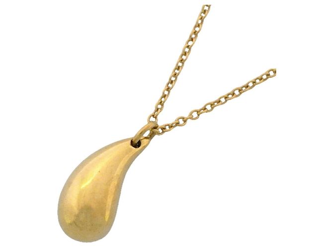 Autre Marque Collar Teardrop de Tiffany & Co. en oro amarillo de 18K