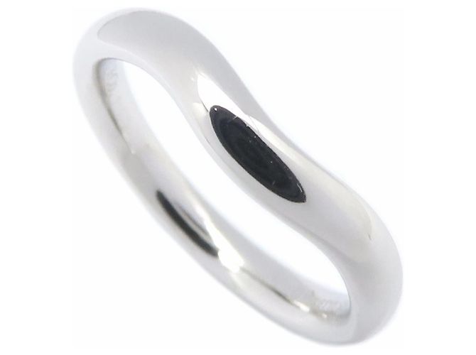 Autre Marque Tiffany Curved Band Ring aus Platin 950