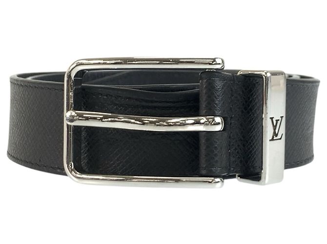 Louis Vuitton Taiga Leather Belt Black