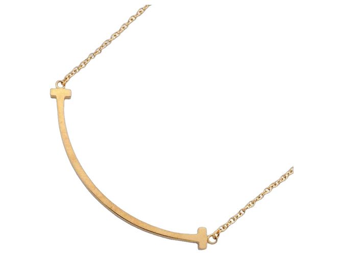 Autre Marque Collar Tiffany & Co. T Smile Small en Oro Amarillo 18K