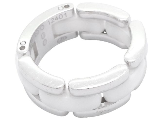 Anillo Banda Chanel Ultra Collection Blanco