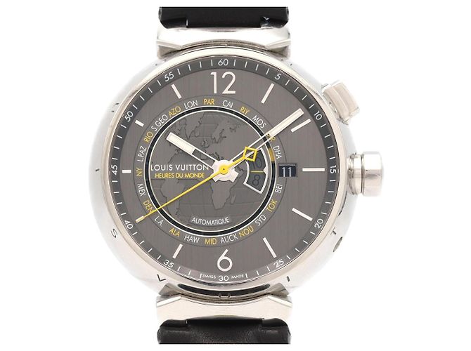 Louis Vuitton Tambour Worldtimer Q1055 Automatic Watch