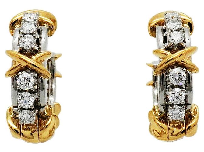 Autre Marque Pendientes de botón Tiffany & Co. Schlumberger