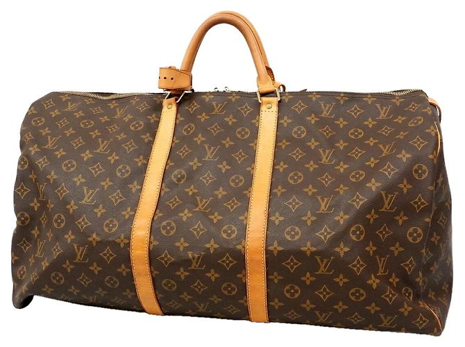 Keepall Bolso Boston Louis Vuitton Marrón Castaño