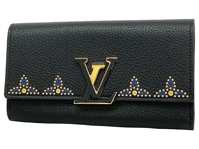 Cartera larga Louis Vuitton negra Negro
